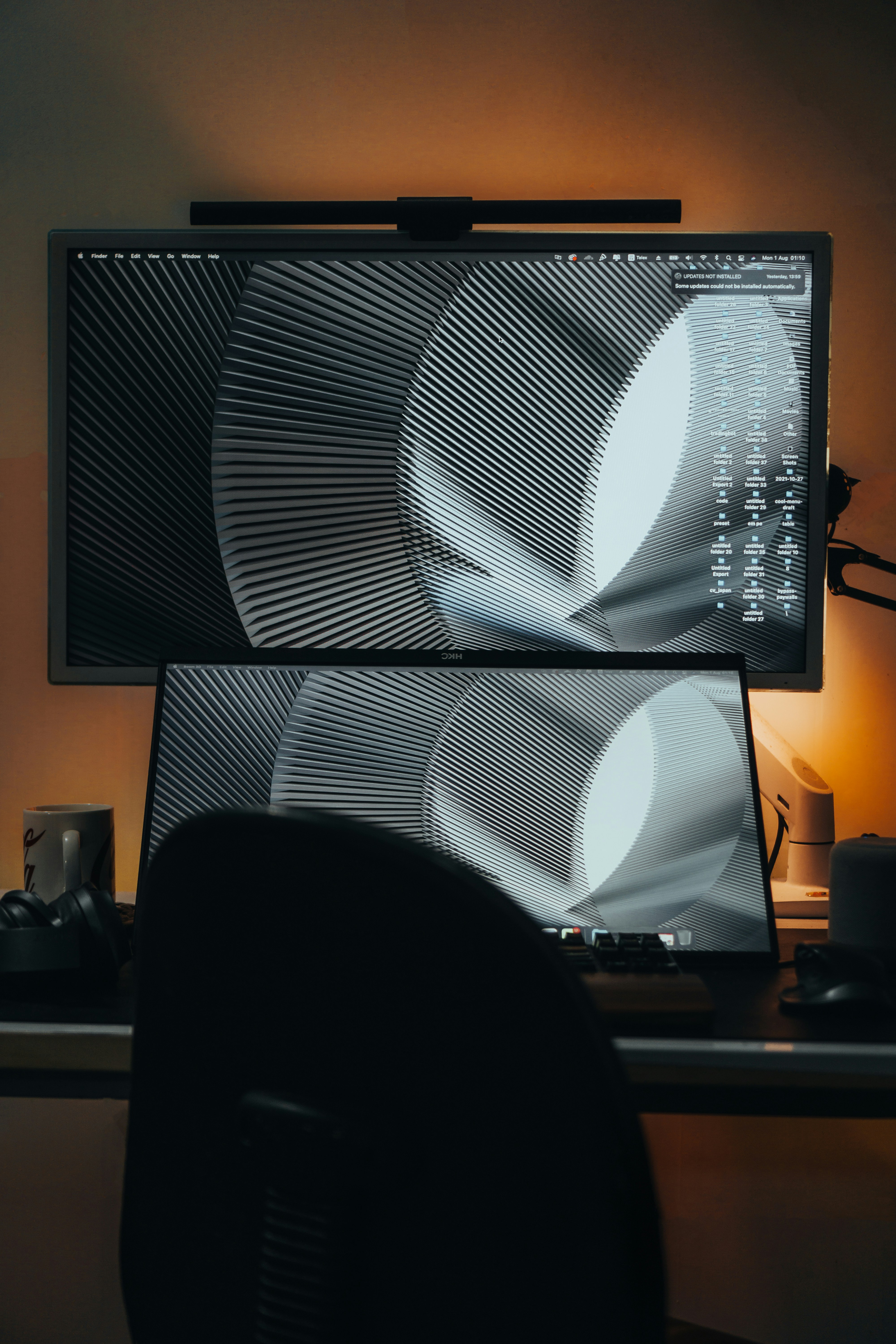 商用文書電腦示意